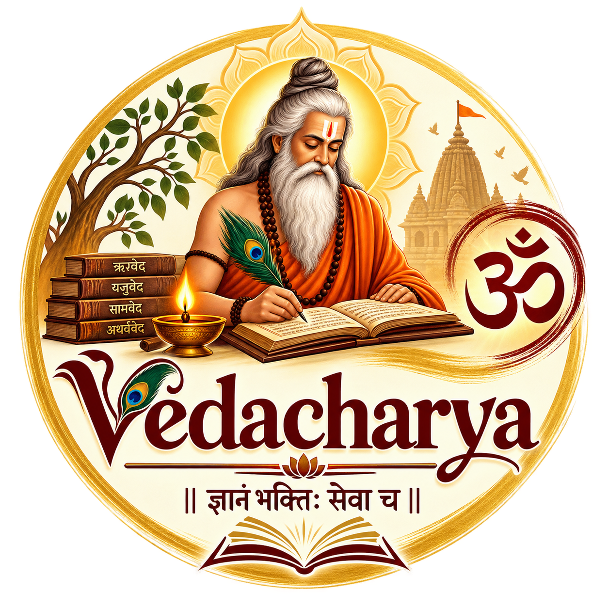 Vedacharya logo